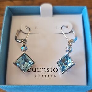 Touchstone Crystal Make A Splash Drop Earrings